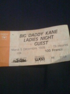 big daddy kane ticket
